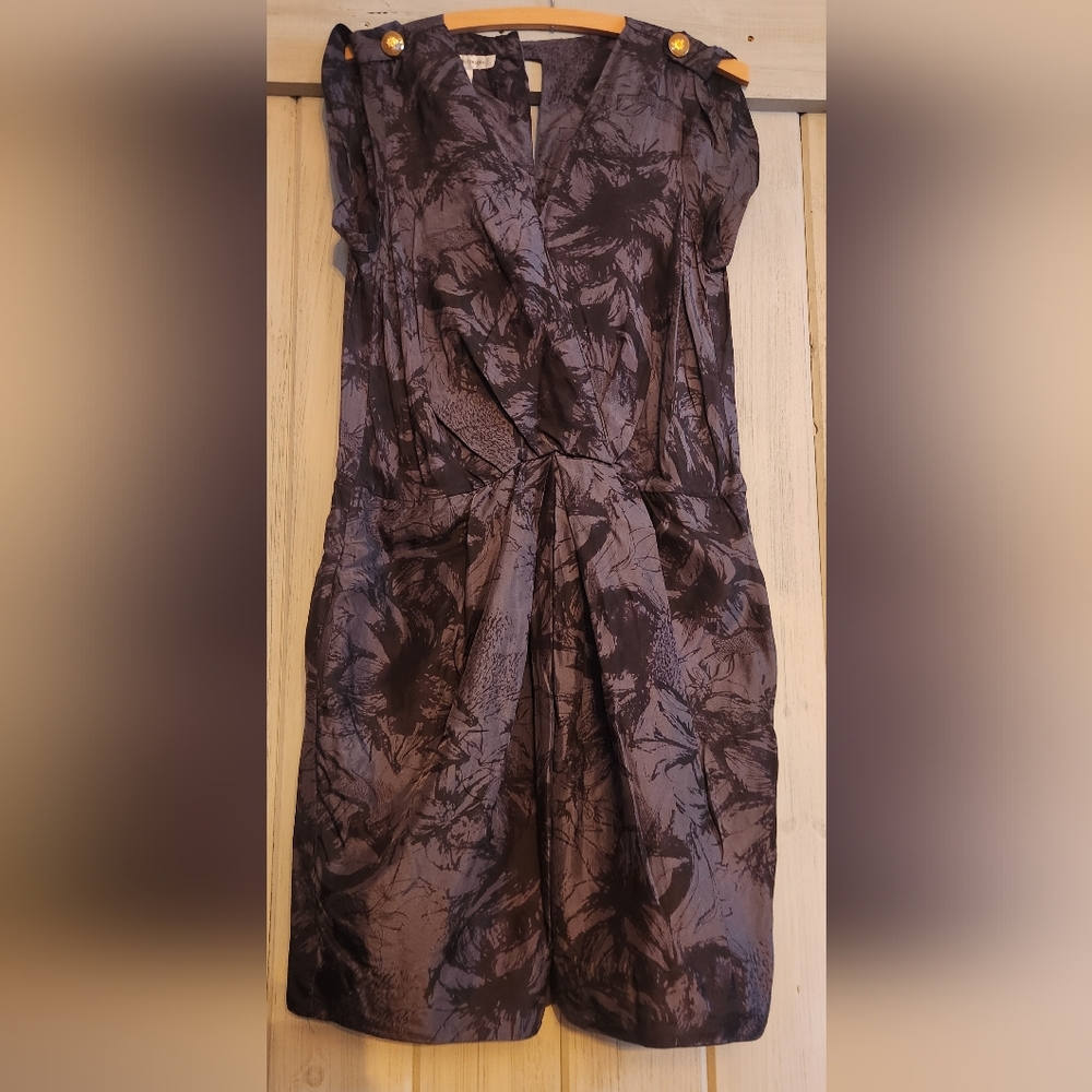Diane Von Furstenberg Silk Floral Dress, Size 4